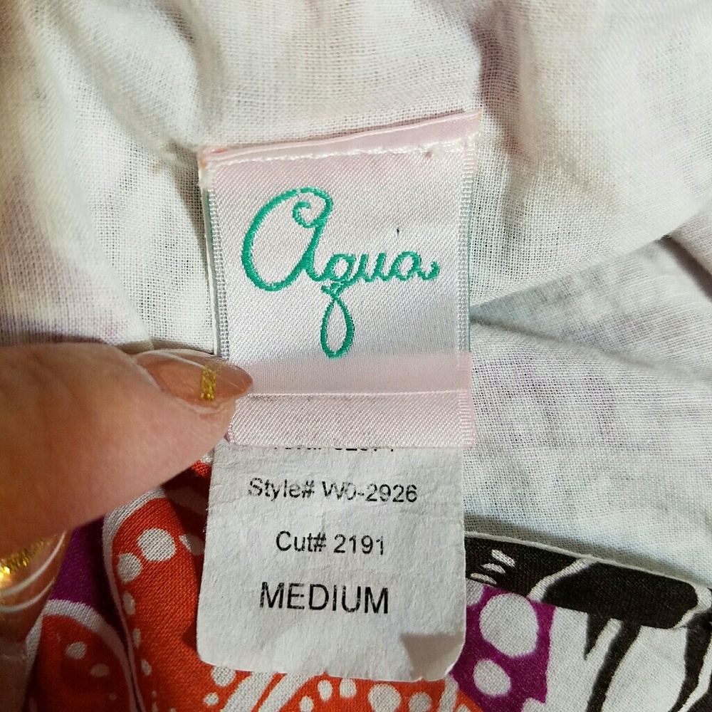 Aqua Floral Flounce Sundress - Picture 6 of 8