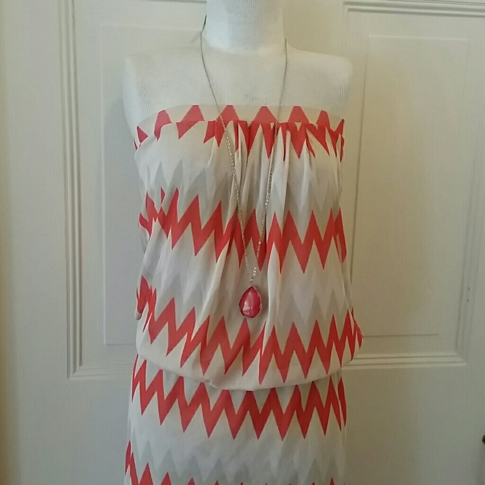 Chevron Maxi Dress
