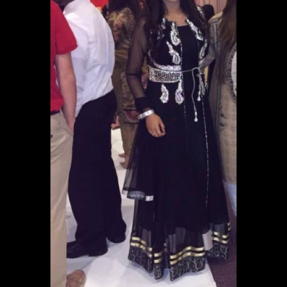 Black Indian Anarkali
