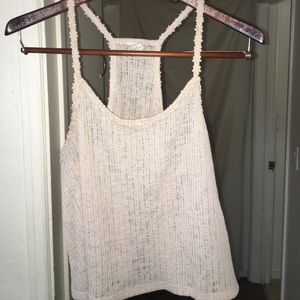 SALE ‼️ cute tan lightweight crop top