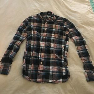 J. Crew Factory Summer Plaid Shirt