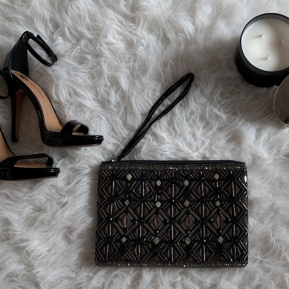 Charming Charlie RSVP Beaded Wristlet