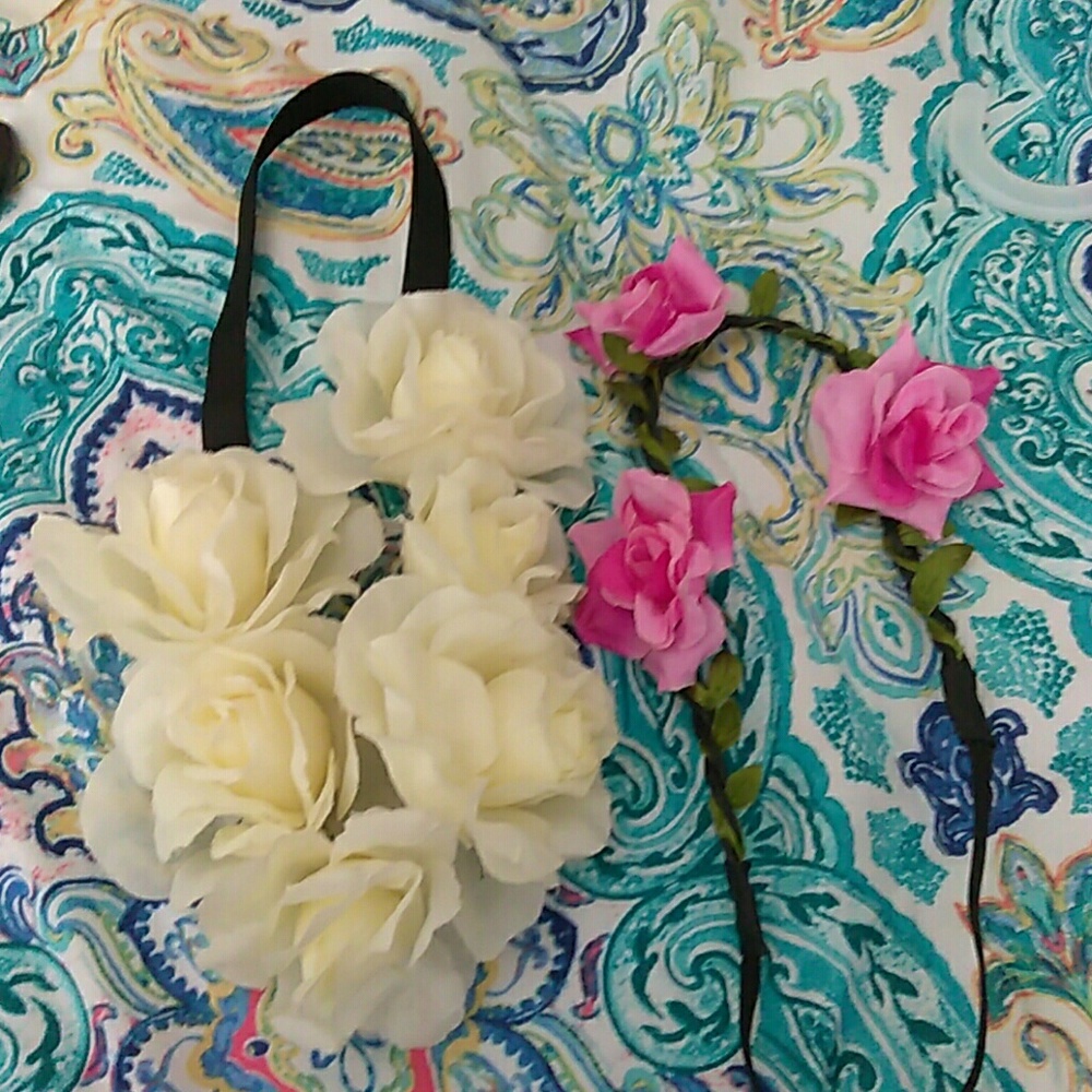 Floral boho headbands
