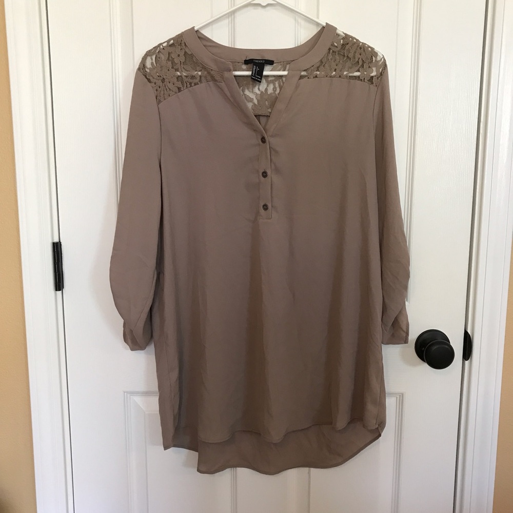 Long sleeve blouse by Forever 21 -Large