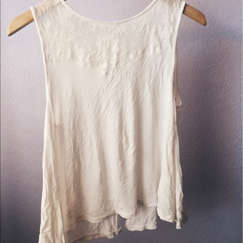 White patterned shirt