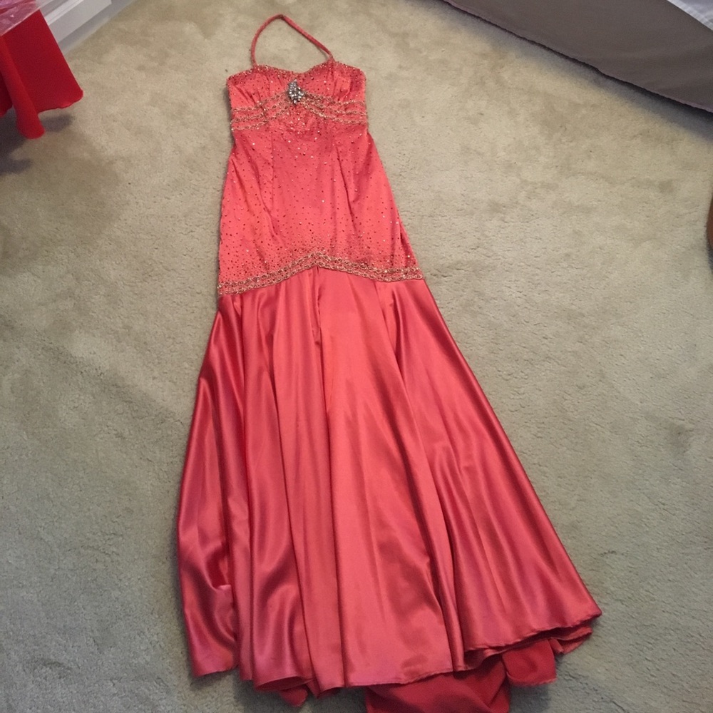 Mermaid style prom dress