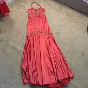 Mermaid style prom dress