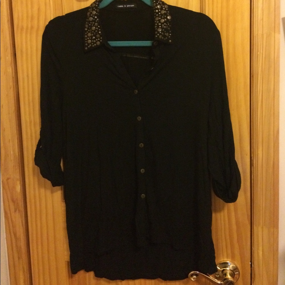 Super Soft Cable & Gauge Button Down