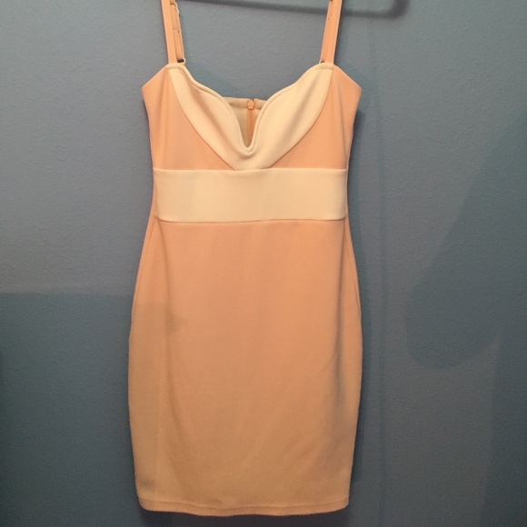 Nookie Bonita Dress in Nude & White - Picture 3 of 4