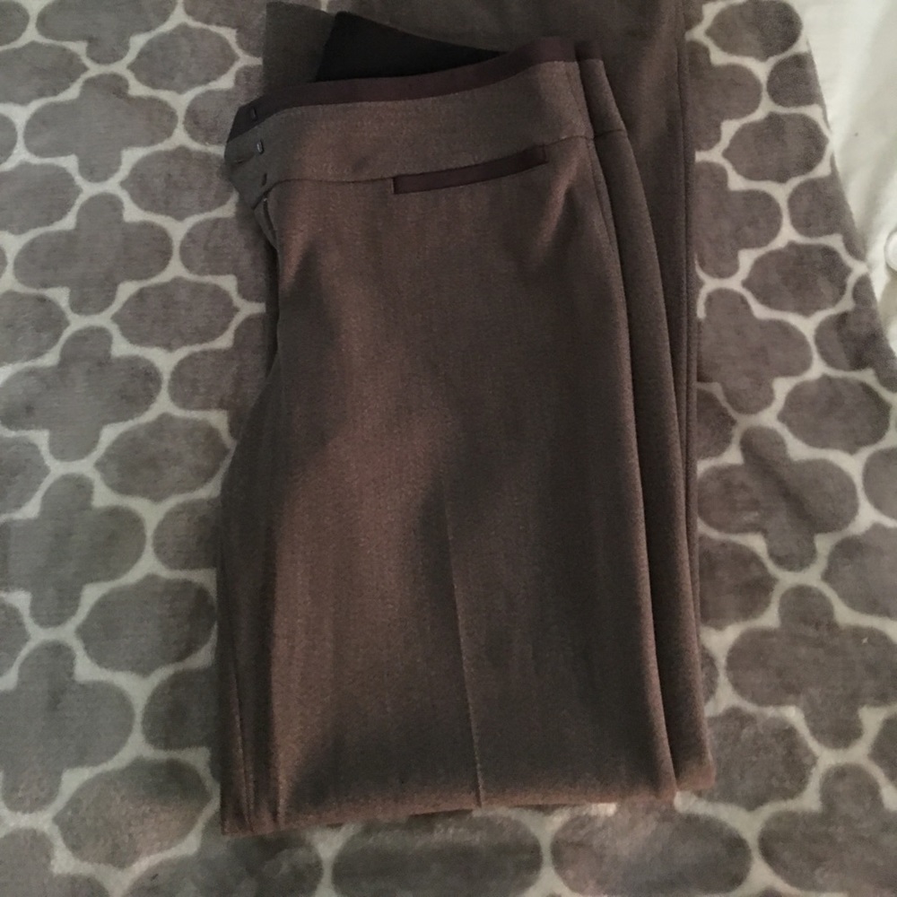 Express Editor brown pants