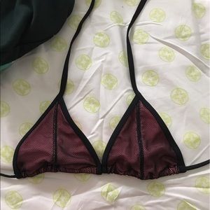 triangle bathing suit top