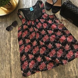 Sheer Floral Tank