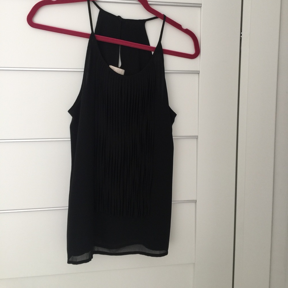 Shiffon black top