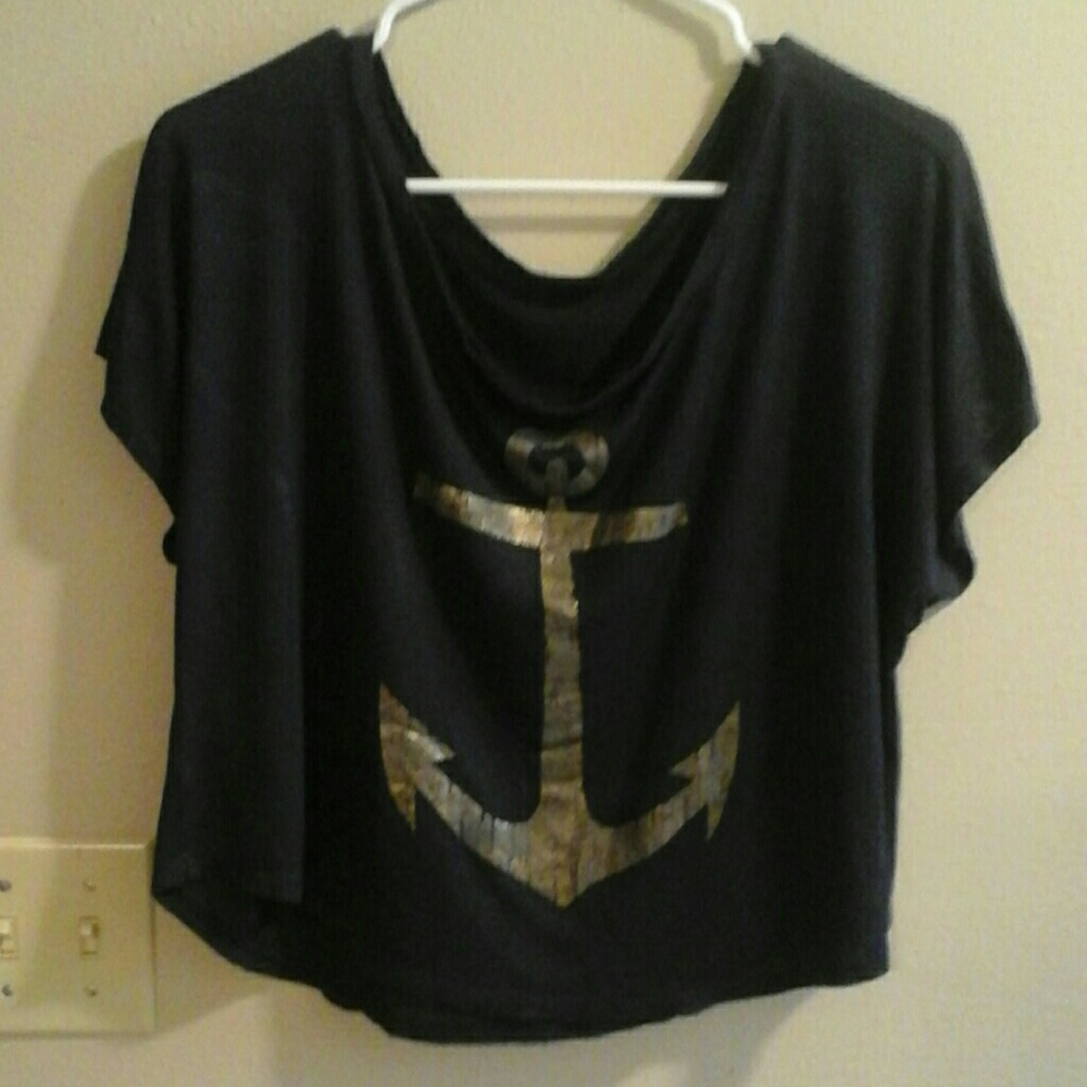 Oversized anchor shirt