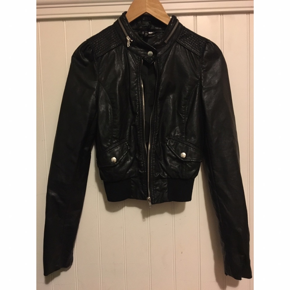 H&M Black Leather Jacket