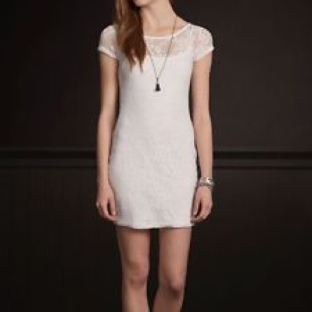 White Lace Hollister Bodycon Dress