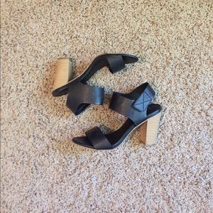 Adorable Leather Heeled Sandal