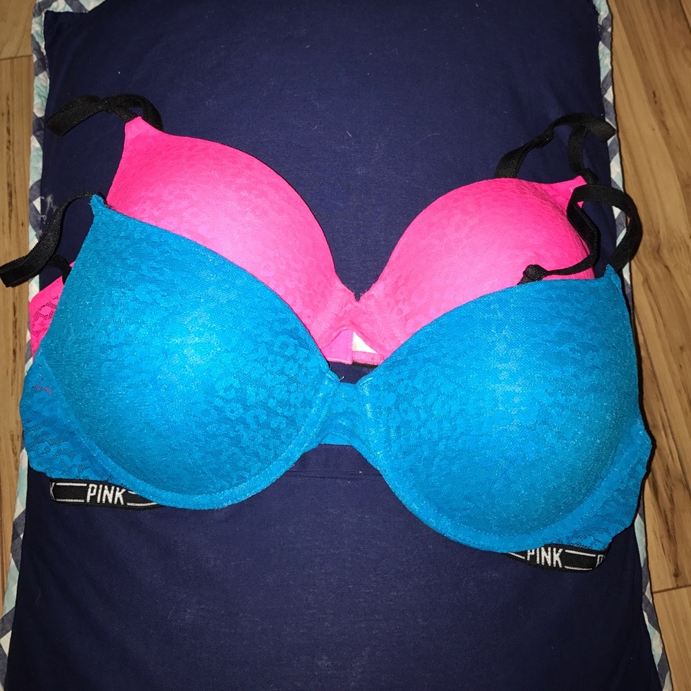 Pink brand push up bra