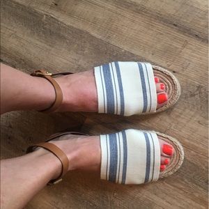 TORY BURCH 9.5 espadrille Sandal