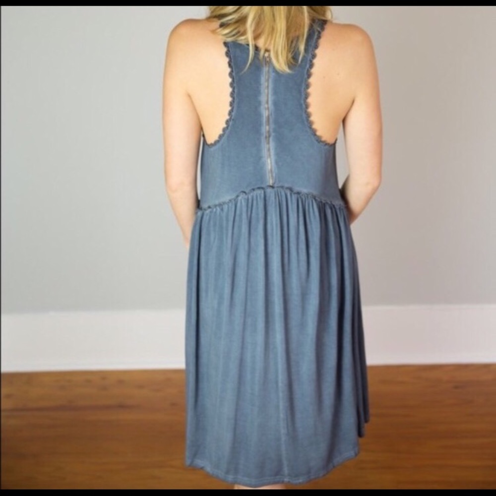 Large POL midnight blue dress - Picture 3 of 3