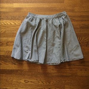 Stripped Skater Skirt