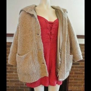 Vintage wool sweater jacket!