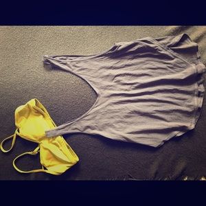 Lululemon top with sports bra set