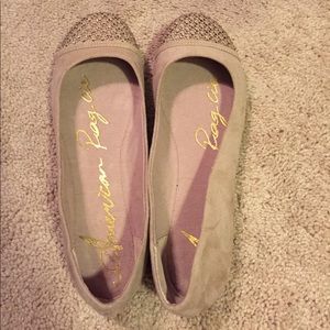 Light Tan Ballerina Flats