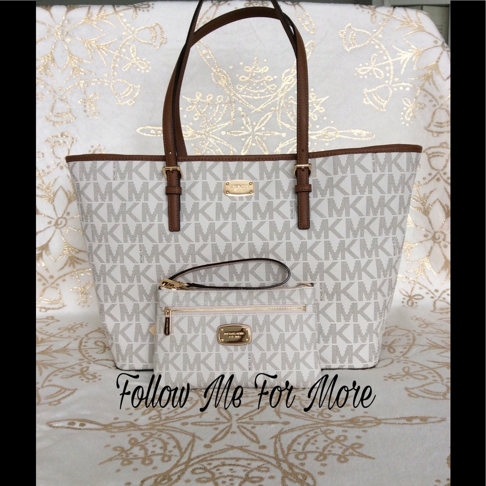 🆕 Michael Kors Matching Vanilla Set