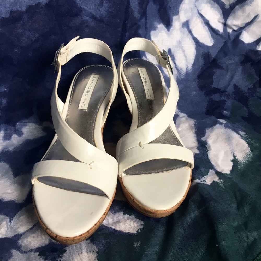 White and Cork Wedges