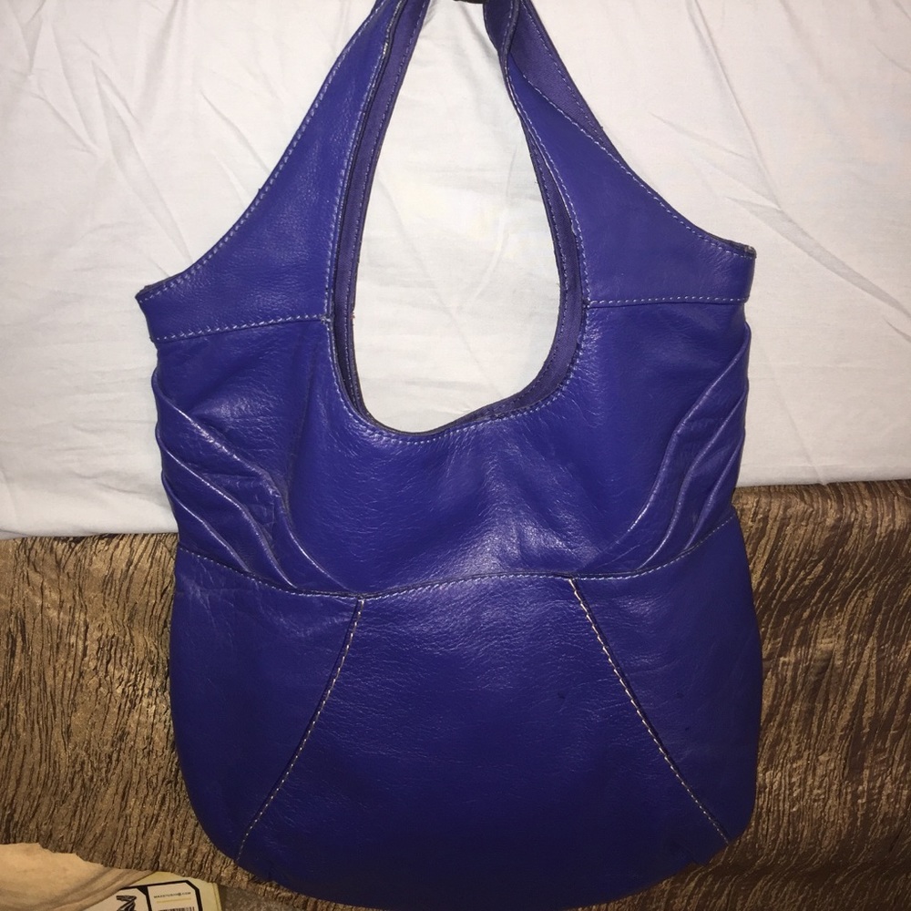 Lucky brand leather hobo bag