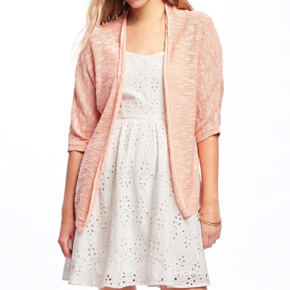 Open Front Knit Cardigan