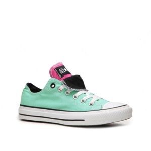 Converse mint and pink sneakers size 8