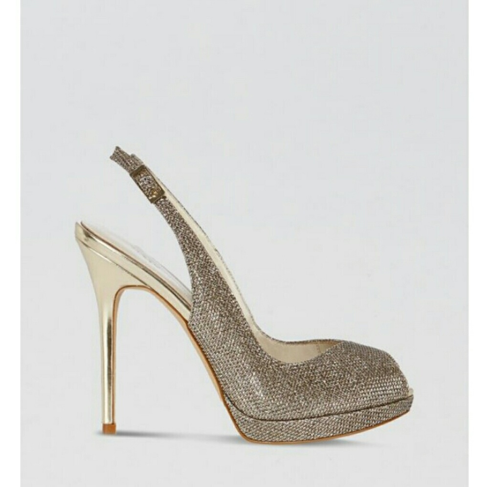 Karen Millen Peep Toe Platform Sandal