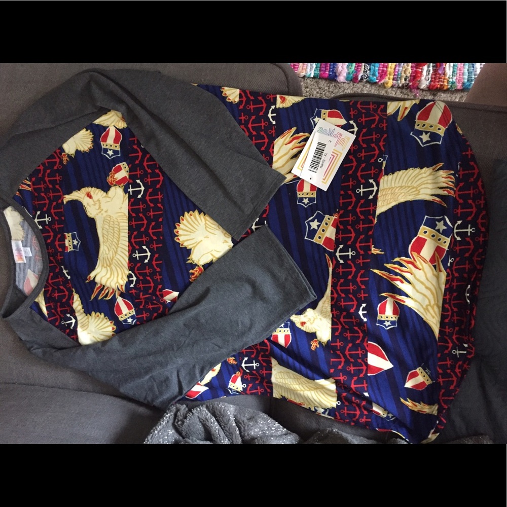 XL Americana eagle and anchors randy
