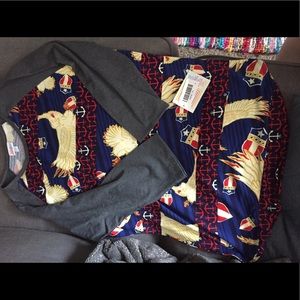 XL Americana eagle and anchors randy