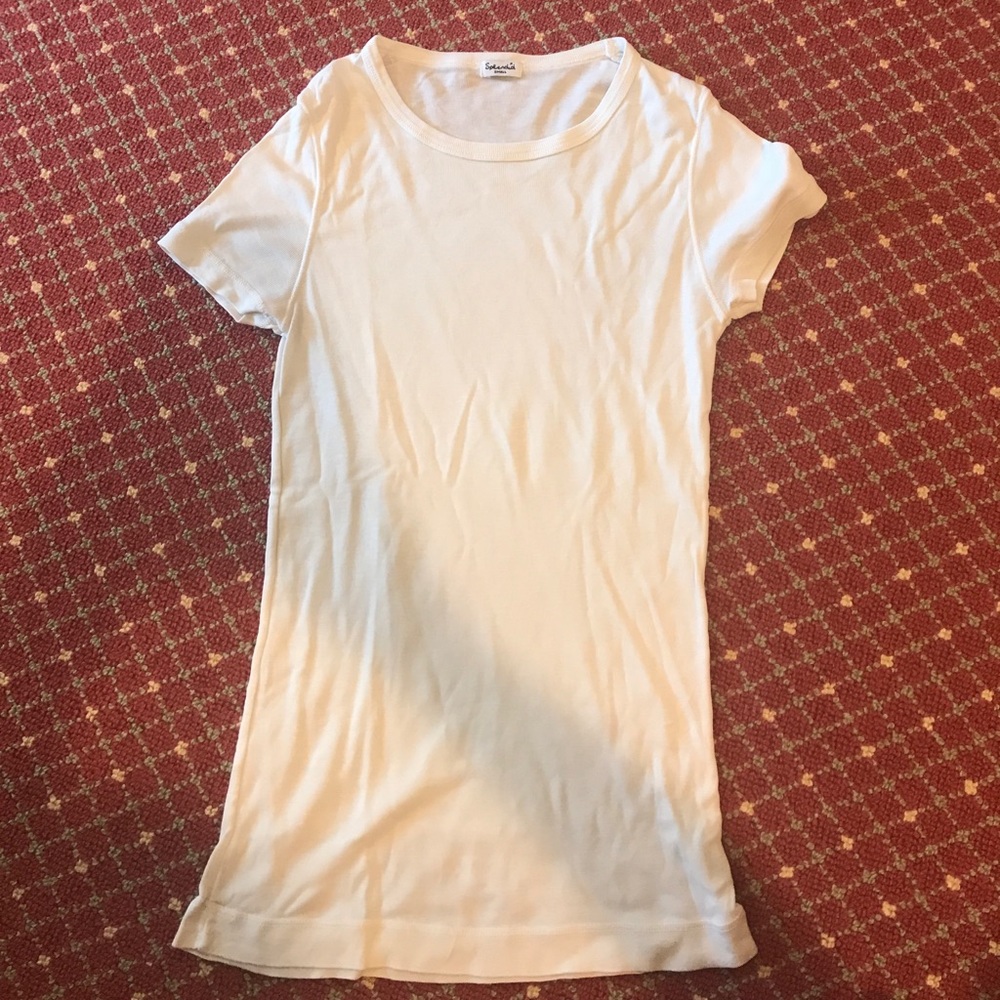 Splendid plain white tee small