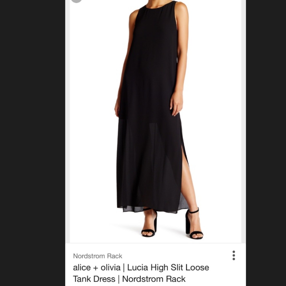 alice + olivia
Lucia High Slit Loose Tank Dress