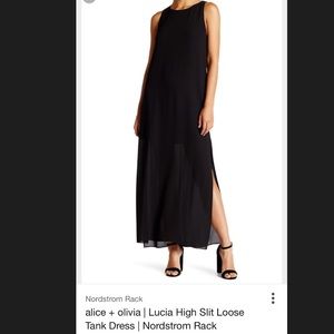 alice + olivia
Lucia High Slit Loose Tank Dress