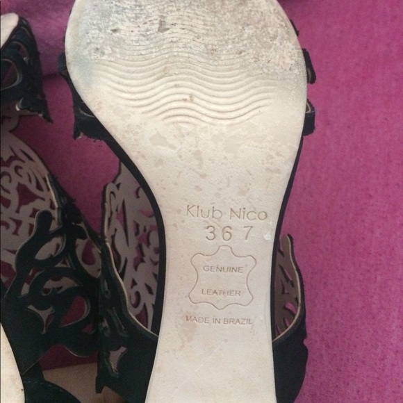 Klub Nico black lace heels - Picture 5 of 6