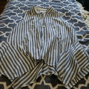 NWOT Isabella Sinclair stripe plane tunic