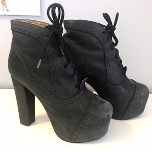 Black Jeffrey Campbell Lita Platform Boot