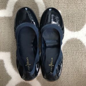 Cole Haan Navy Flats