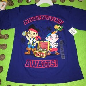 NWT Jake & the Neverland Pirates shirt size 4