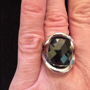 Large Black Onyx ( Costume Jewelry)