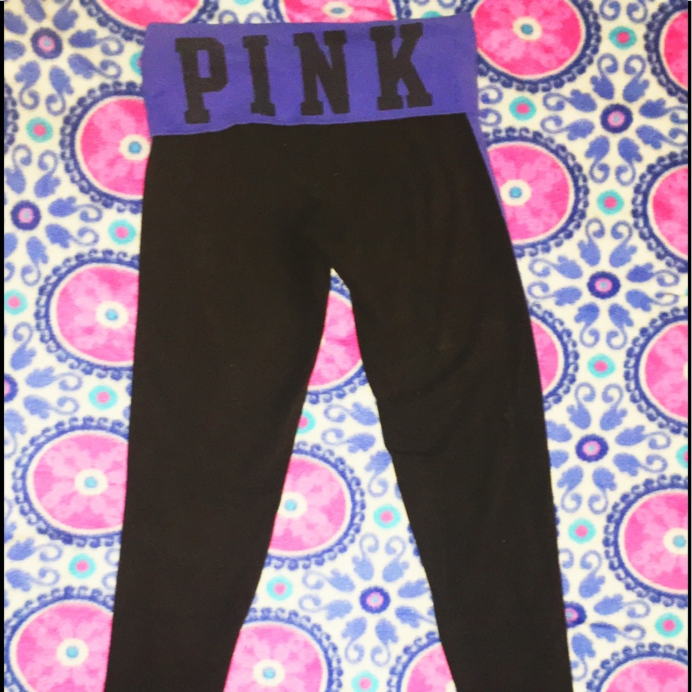 Vs pink yoga pants size XS !