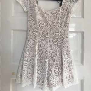 Small lace romper with tags from forever21