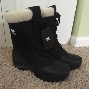 Women's Black Sorel Cumberland Winter Boots