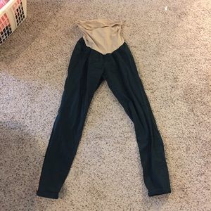 Green maternity pants/leggings