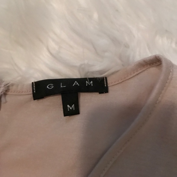 Show stopping Nude and Orange Dress - Picture 3 of 4